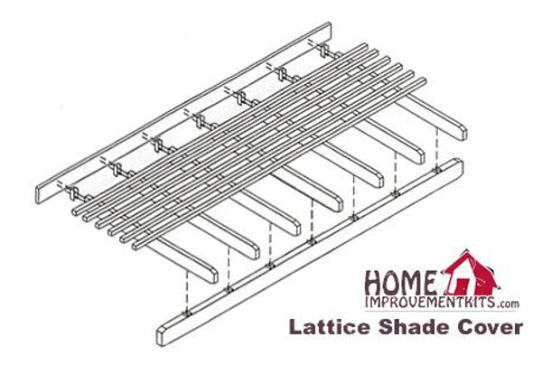 Picture of 10' x 12' Arbor Shade Roof Only