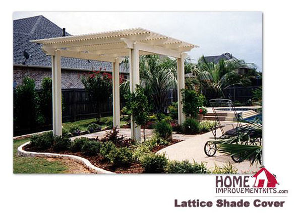 Picture of 12' x 12' Arbor Shade Structures, Free standing, 4 post, 2 Beams.