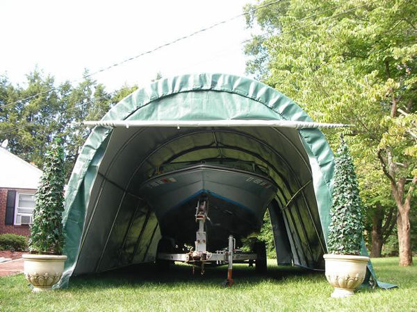 Picture of MDM Rhino Shelter 12 x 24 x 8 Extended Round Portable Garage