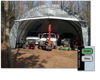 Picture of MDM Rhino Shelter 30 x 30 x 15 Round Style Portable Building