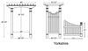 Picture of Yorkshire Vinyl Arbor with Cape Cod Wings and Trim Kit