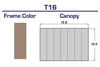 Picture of Aluminum 10 x 15 ft. Freestanding Awning - FIM T16