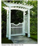 Picture of New England - Newport Vinyl Arbor with Cape Cod Gate and Trim Kit