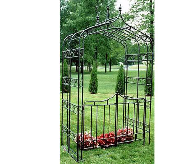 Picture of Oakland Living -  Gothic Arbor With Gate and Base