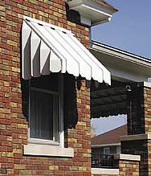 Picture of Aluma Vent Standard Window Awning 45" wide for 36" windows - 22" projection