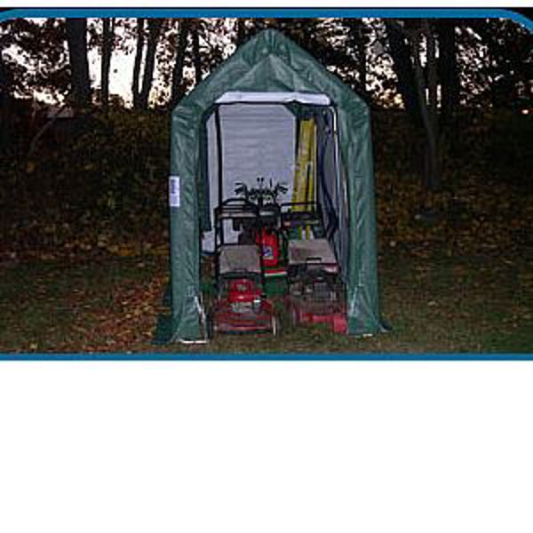 Picture of MDM Rhino Shelter 5' x 10' x 8' House Style Portable Cycle Cabana