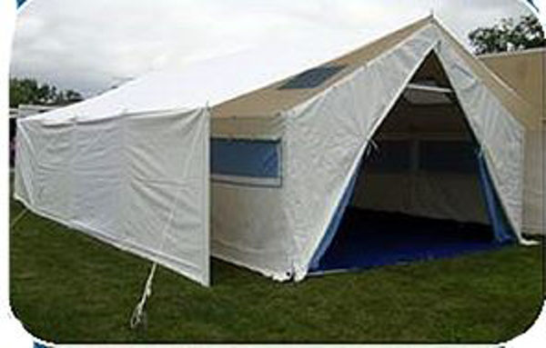 Picture of MDM Rhino Shelter 18' x 32' x 15' Disaster Relief House Style Building