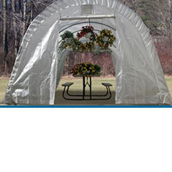 Picture of MDM Rhino Shelter 12' x 20' x 8' Round Style Greenhouse