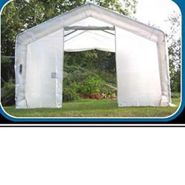 Picture of MDM Rhino Shelter 12' x 24' x 8' House Style Greenhouse