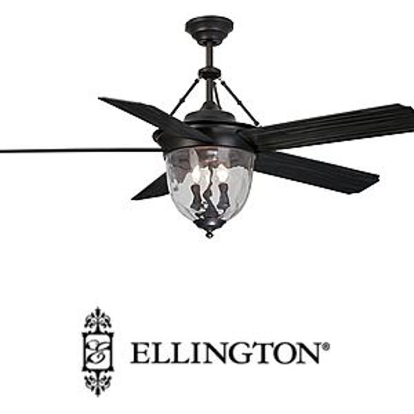 Picture of Ellington Knightsbridge 52" Outdoor Ceiling Fan - Aged Bronze