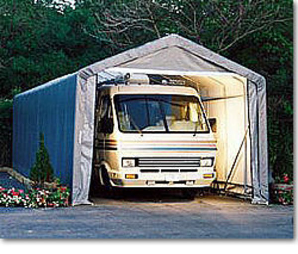 Picture of MDM Rhino Shelter 14 x 42 x 15 House Style Instant Garage